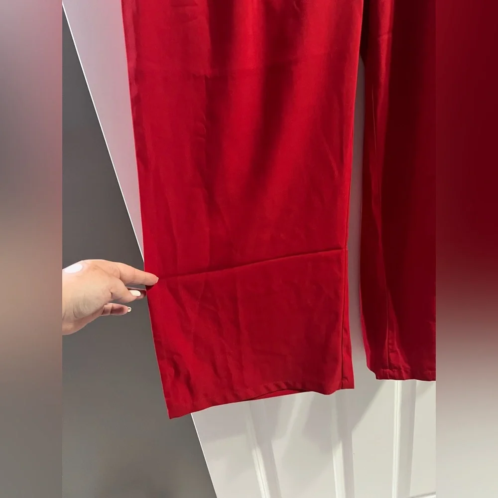 NWOT! Women’s Amazon XL Elegant Red Women's Pants - Picture 4 of 9